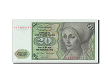 Banknote, GERMANY - FEDERAL REPUBLIC, 20 Deutsche Mark, 1970, EF(40-45)