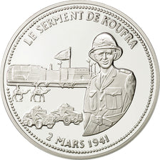 Frankreich, Medal, Le Serment de Koufra, STGL, Copper Plated Silver