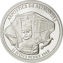 Francia, Medal, Armistice de Rethondes, FDC, Copper Plated Silver
