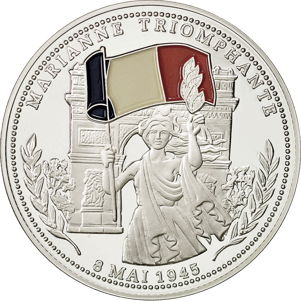 Frankreich, Medaille, Marianne Triomphante, STGL, Silber