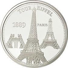 Francia, Medal, La Tour Eiffel, FDC, Plata