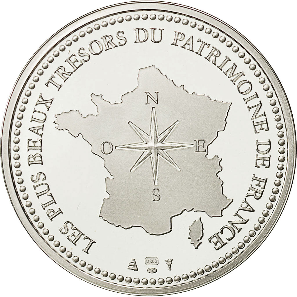 Francia, Medal, Mont Saint-Michel, FDC, Argento