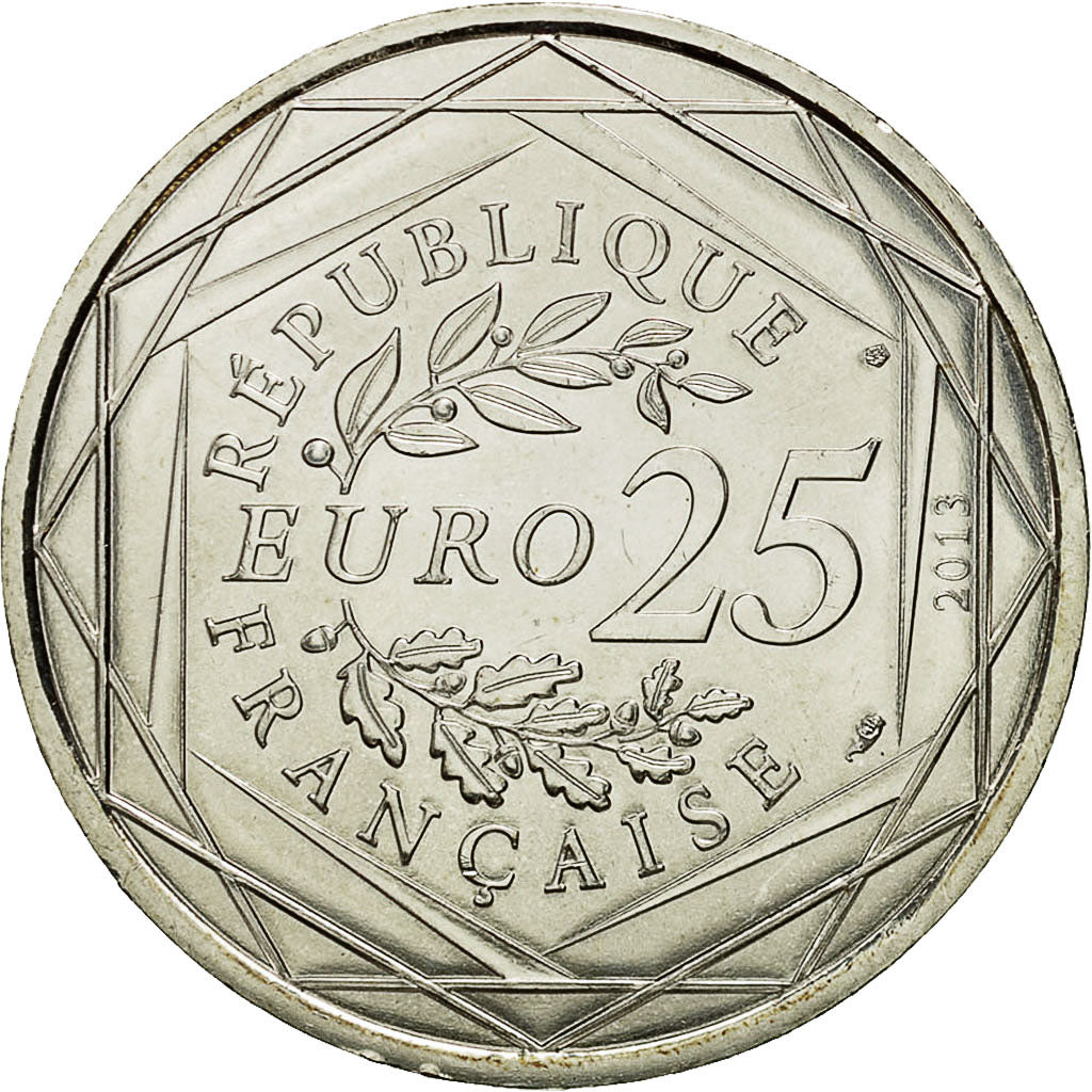 Moneta, Francia, 25 Euro, Respect, 2013, SPL, Argento