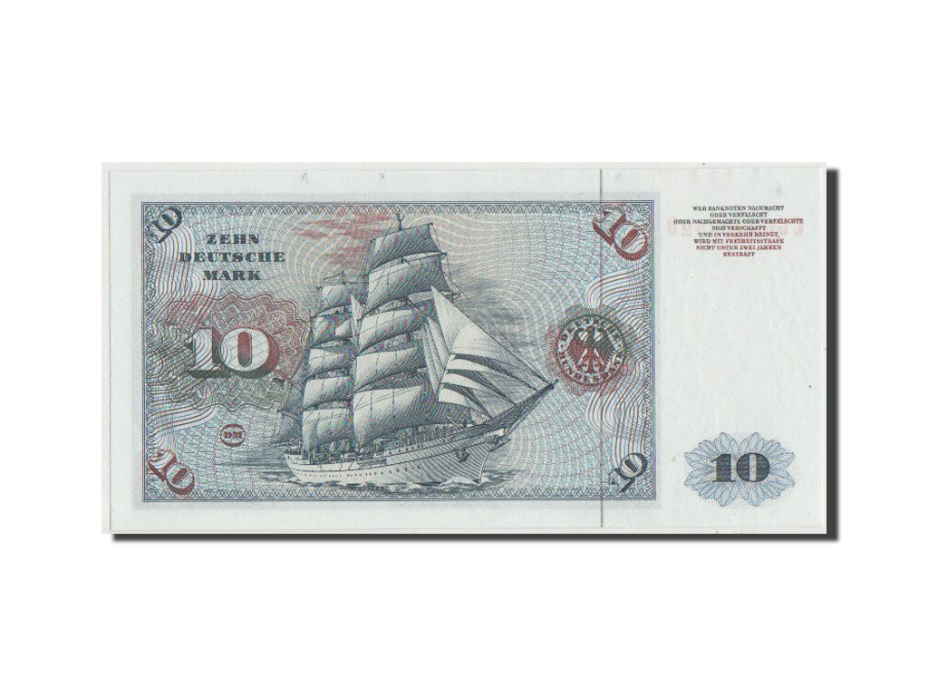 GERMANIA - REPUBBLICA FEDERALE, 10 Deutsche Mark, 1977, SPL