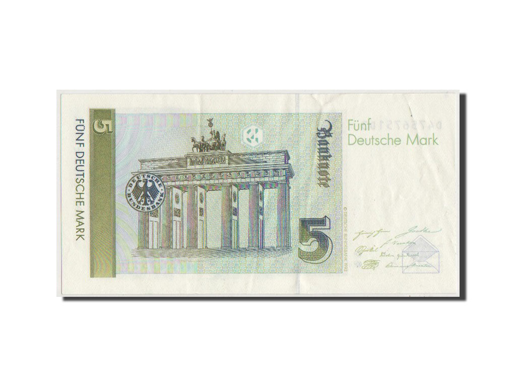 Germany - Federal Republic, 5 Deutsche Mark, 1991, KM #37, AU(50-53), D4756751D3