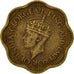 Coin, Ceylon, George VI, 10 Cents, 1944, EF(40-45), Nickel-brass, KM:118