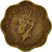 Moneda, Ceilán, George VI, 10 Cents, 1944, MBC, Níquel - latón, KM:118