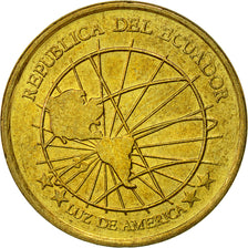 Munten, Ecuador, Centavo, Un, 2000, ZF, Tin, KM:104