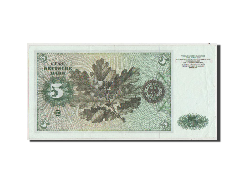 Germany - Federal Republic, 5 Deutsche Mark, 1970, KM #30a, AU(50-53), B1744321J