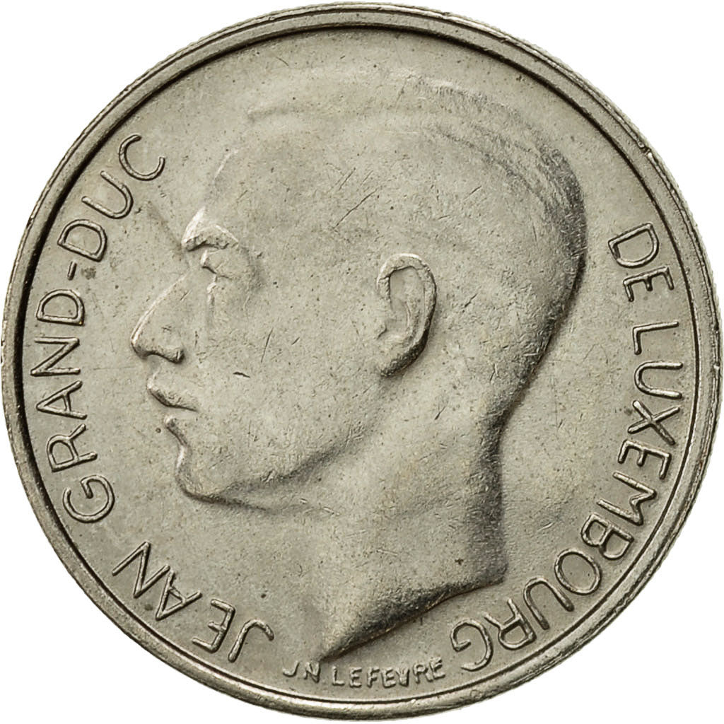 Moneda, Luxemburgo, Jean, Franc, 1982, MBC+, Cobre - níquel, KM:55