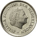 Munten, Nederland, Juliana, 25 Cents, 1980, ZF+, Nickel, KM:183