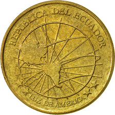 Munten, Ecuador, Centavo, Un, 2000, ZF+, Tin, KM:104