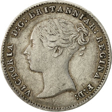 Great Britain, Victoria, 3 Pence, 1845, EF(40-45), Silver, KM:730
