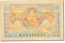 Banconote, Francia, 10 Francs, 1947 French Treasury, 1947, MB+, Fayette:VF30.1