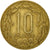 Moneda, Estados del África central, 10 Francs, 1974, Paris, MBC, Aluminio -