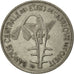 Moneda, Estados del África Occidental, 100 Francs, 1971, Paris, MBC+, Níquel
