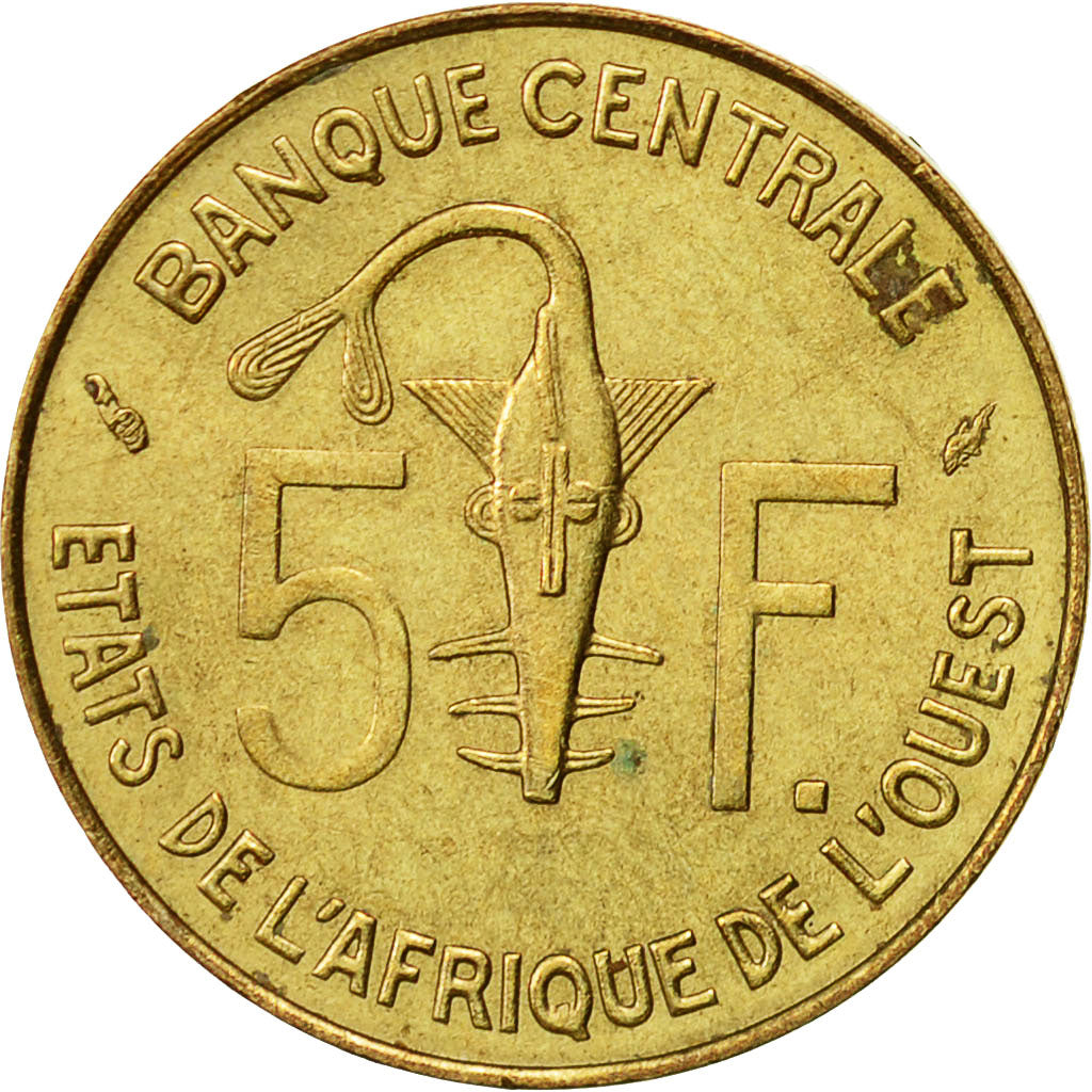 Moneta, Stati dell'Africa occidentale, 5 Francs, 1978, Paris, SPL-