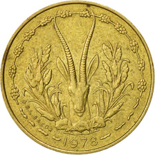 Moneta, Stati dell'Africa occidentale, 5 Francs, 1978, Paris, SPL-