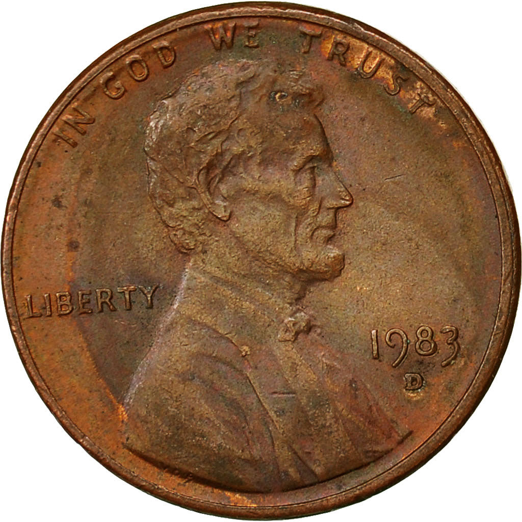Münze, Vereinigte Staaten, Lincoln Cent, Cent, 1983, U.S. Mint, Denver, SS