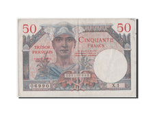 Banknote, France, 50 Francs, 1947 French Treasury, 1947, EF(40-45)