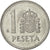 Moneda, España, Juan Carlos I, Peseta, 1985, MBC, Aluminio, KM:821