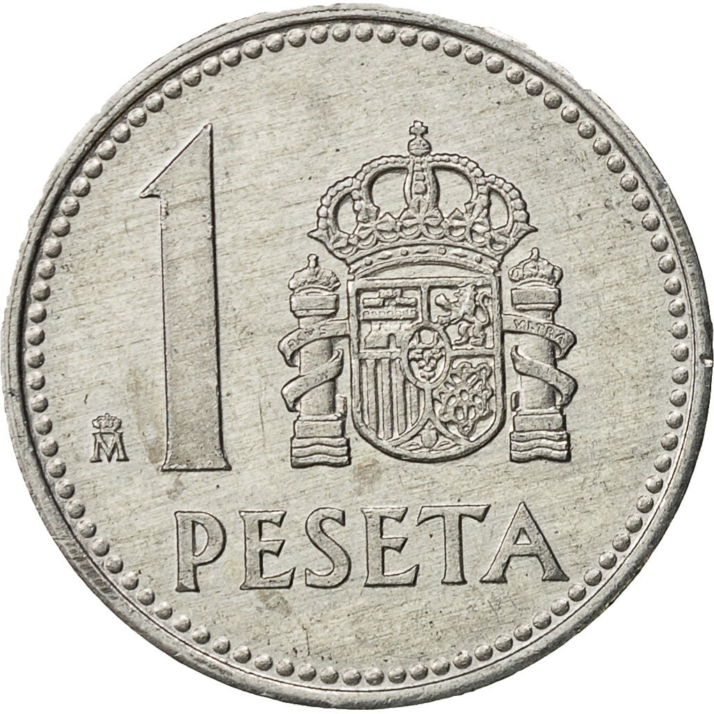 Moneda, España, Juan Carlos I, Peseta, 1982, MBC+, Aluminio, KM:821