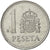 Munten, Spanje, Juan Carlos I, Peseta, 1982, ZF+, Aluminium, KM:821