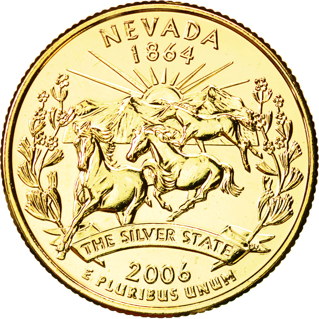 Moneta, Stati Uniti, Quarter, 2006, U.S. Mint, SPL, Gold plated
