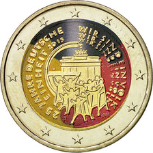 Deutschland, 2 Euro, Réunification, 2015, UNZ, Bi-Metallic