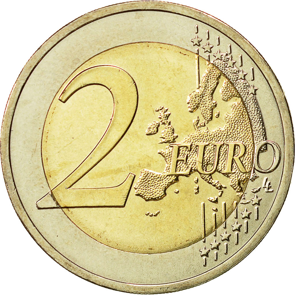 Portugal, 2 Euro, Olympic Games, 2016, UNZ, Bi-Metallic