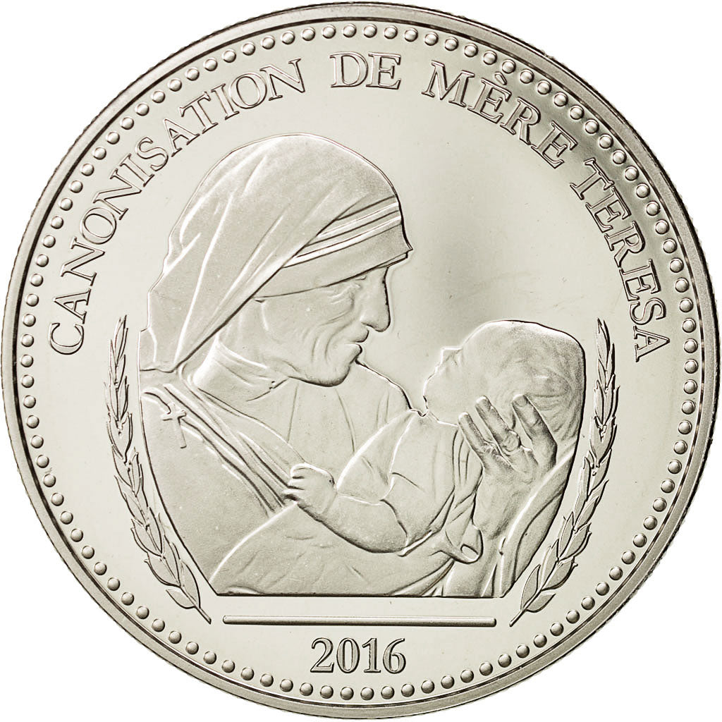 Francia, Medal, Canonisation de Mère Teresa, SPL, Rame-nichel