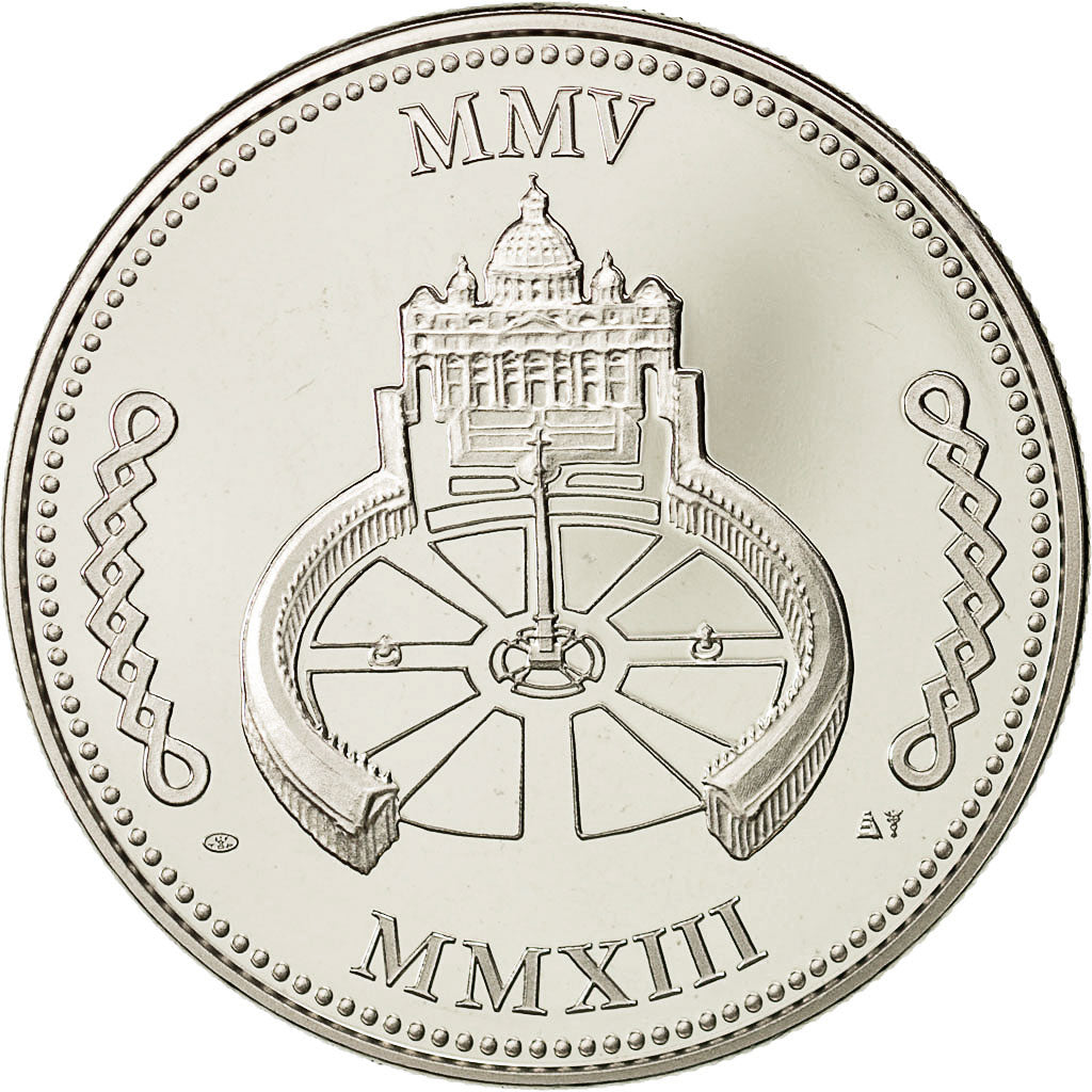 France, Medal, Benoit XVI, SPL, Cupro-nickel