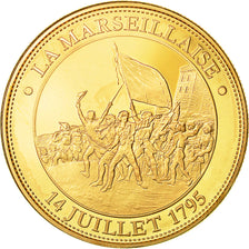 Francia, Medal, La Marseillaise, SPL, Gold plated