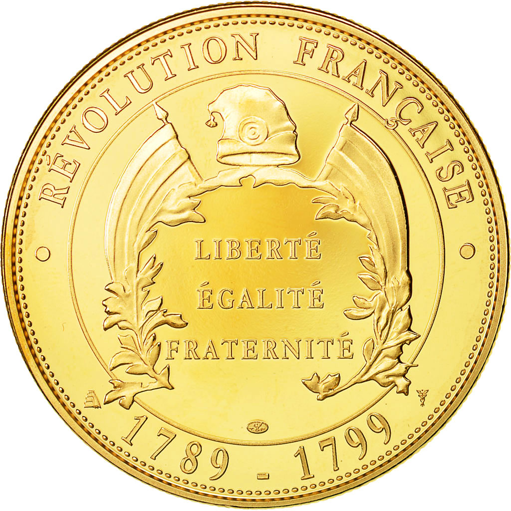 Francia, Medal, La Marseillaise, SPL, Gold plated