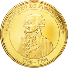 Francia, Medal, Maximilien de Robespierre, SPL, Gold plated