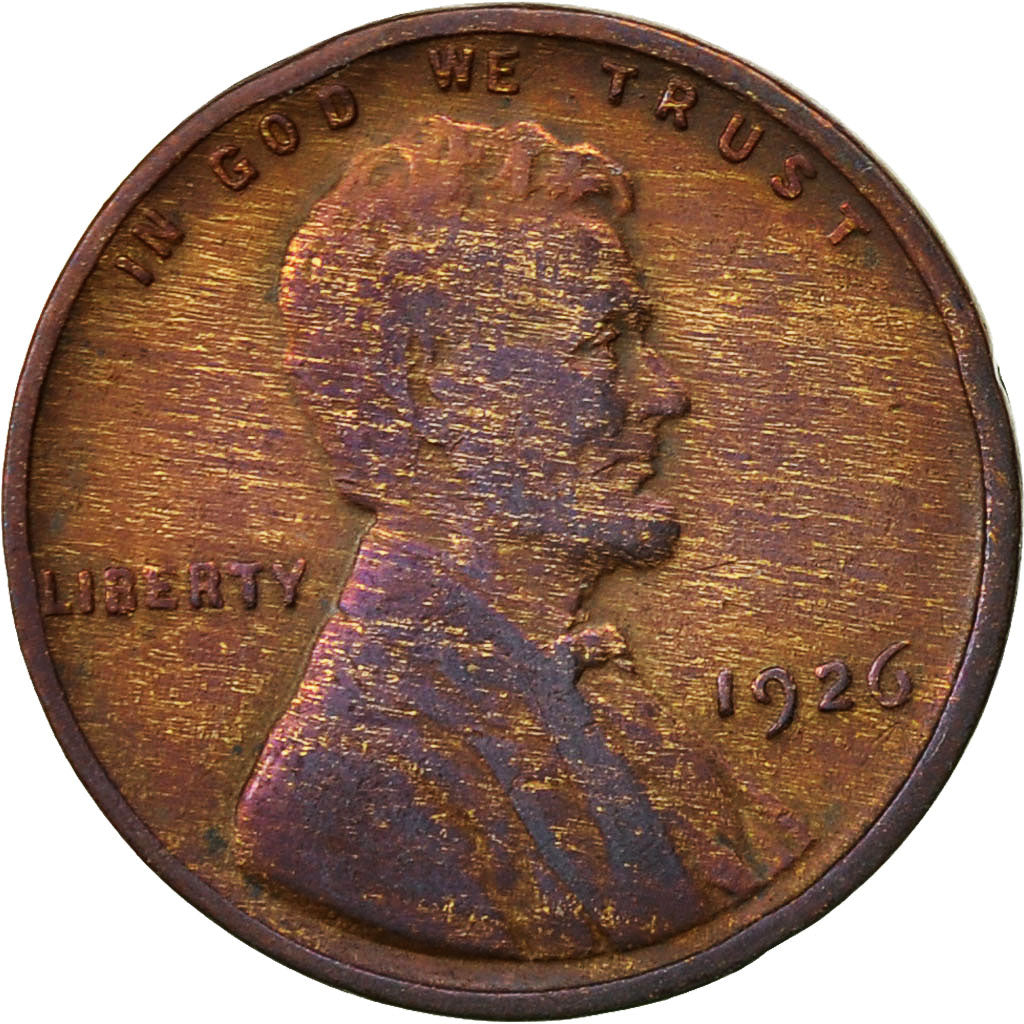 Moneta, Stati Uniti, Lincoln Cent, Cent, 1926, U.S. Mint, Philadelphia, BB