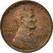 Moneta, Stati Uniti, Lincoln Cent, Cent, 1955, U.S. Mint, Philadelphia, BB