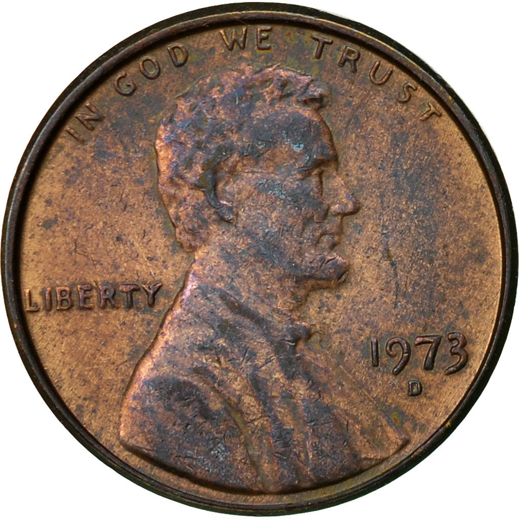 Münze, Vereinigte Staaten, Lincoln Cent, Cent, 1973, U.S. Mint, Denver, SS