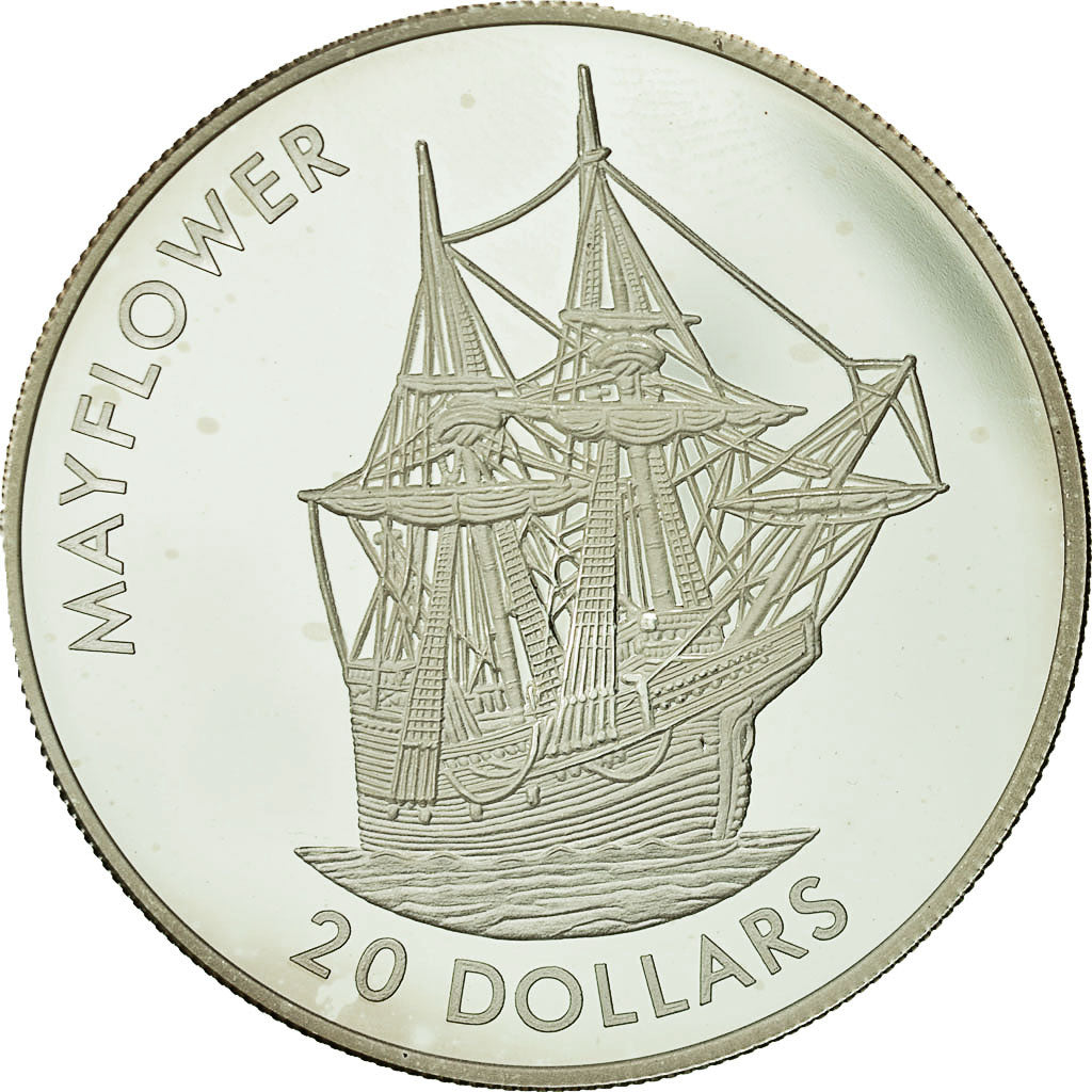 Coin, Liberia, 20 Dollars, 2000, MS(65-70), Silver