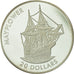 Coin, Liberia, 20 Dollars, 2000, MS(65-70), Silver