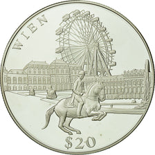 Münze, Liberia, 20 Dollars, 2000, STGL, Silber