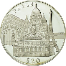 Münze, Liberia, 20 Dollars, 2000, STGL, Silber
