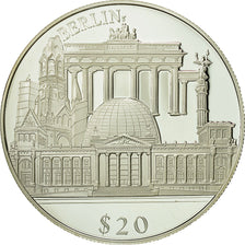 Münze, Liberia, 20 Dollars, 2000, STGL, Silber