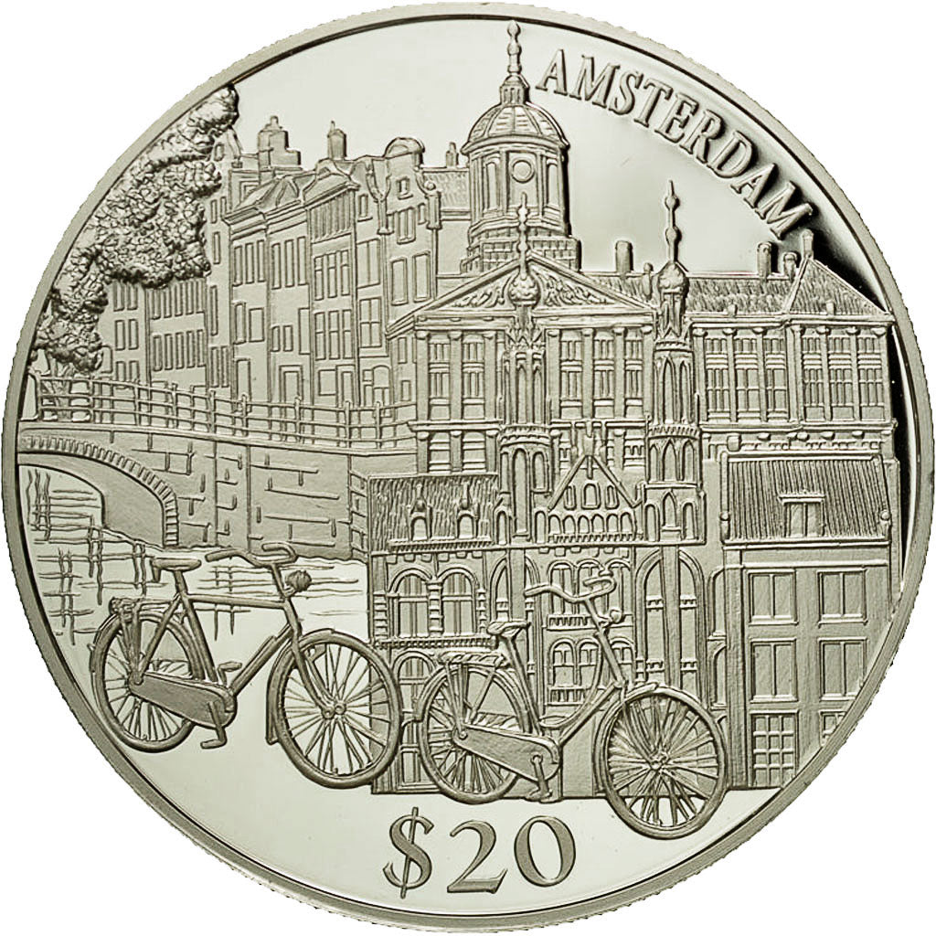 Münze, Liberia, 20 Dollars, 2000, STGL, Silber