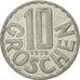 Austria, 10 Groschen, 1978, Vienna, BB, Alluminio, KM:2878