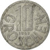 Austria, 10 Groschen, 1967, Vienna, BB, Alluminio, KM:2878