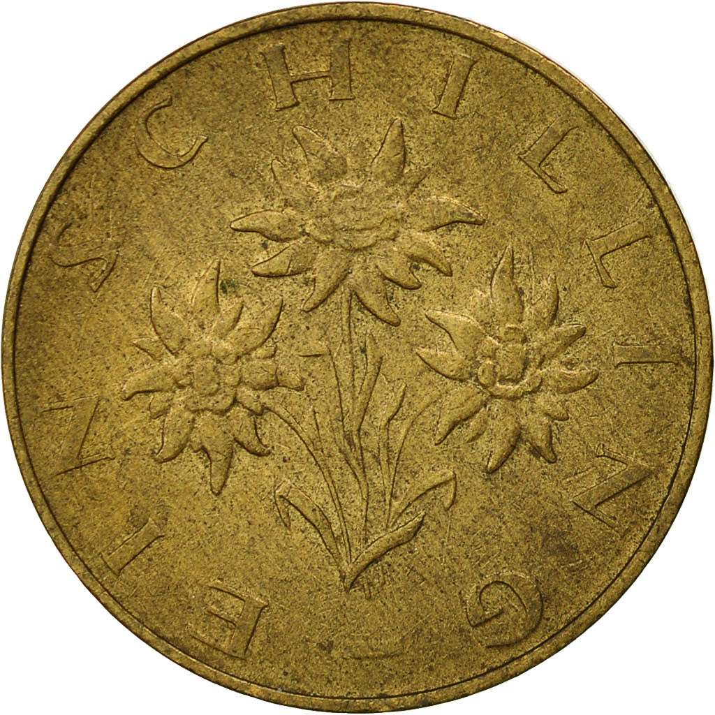 Österreich, Schilling, 1975, SS, Aluminum-Bronze, KM:2886