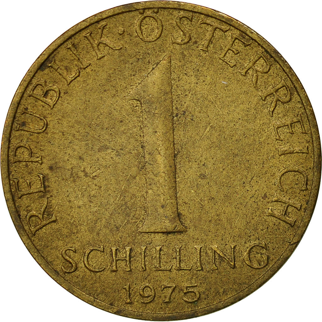 Österreich, Schilling, 1975, SS, Aluminum-Bronze, KM:2886