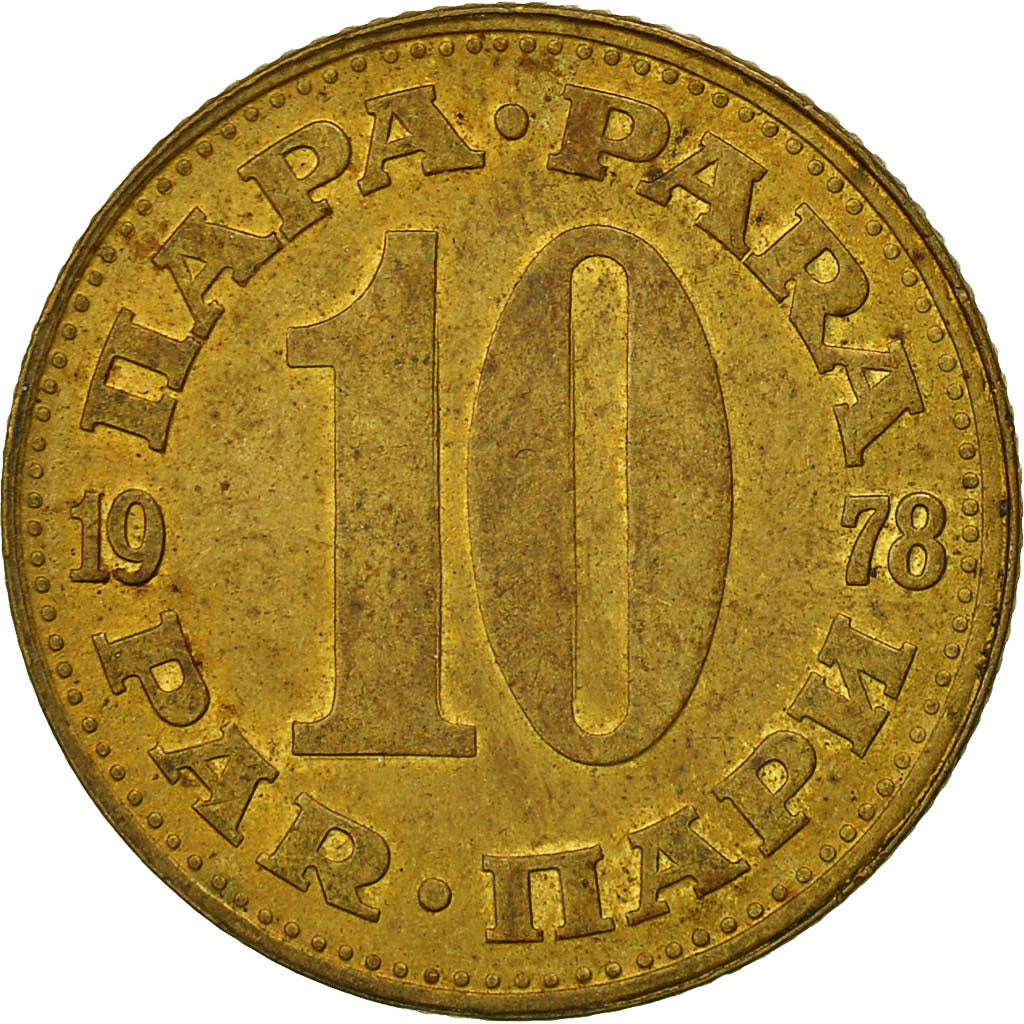 Iugoslavia, 10 Para, 1978, BB, Ottone, KM:44