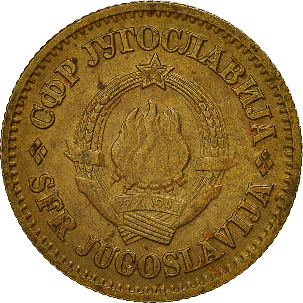 Yougoslavie, 20 Para, 1973, TTB, Laiton, KM:45